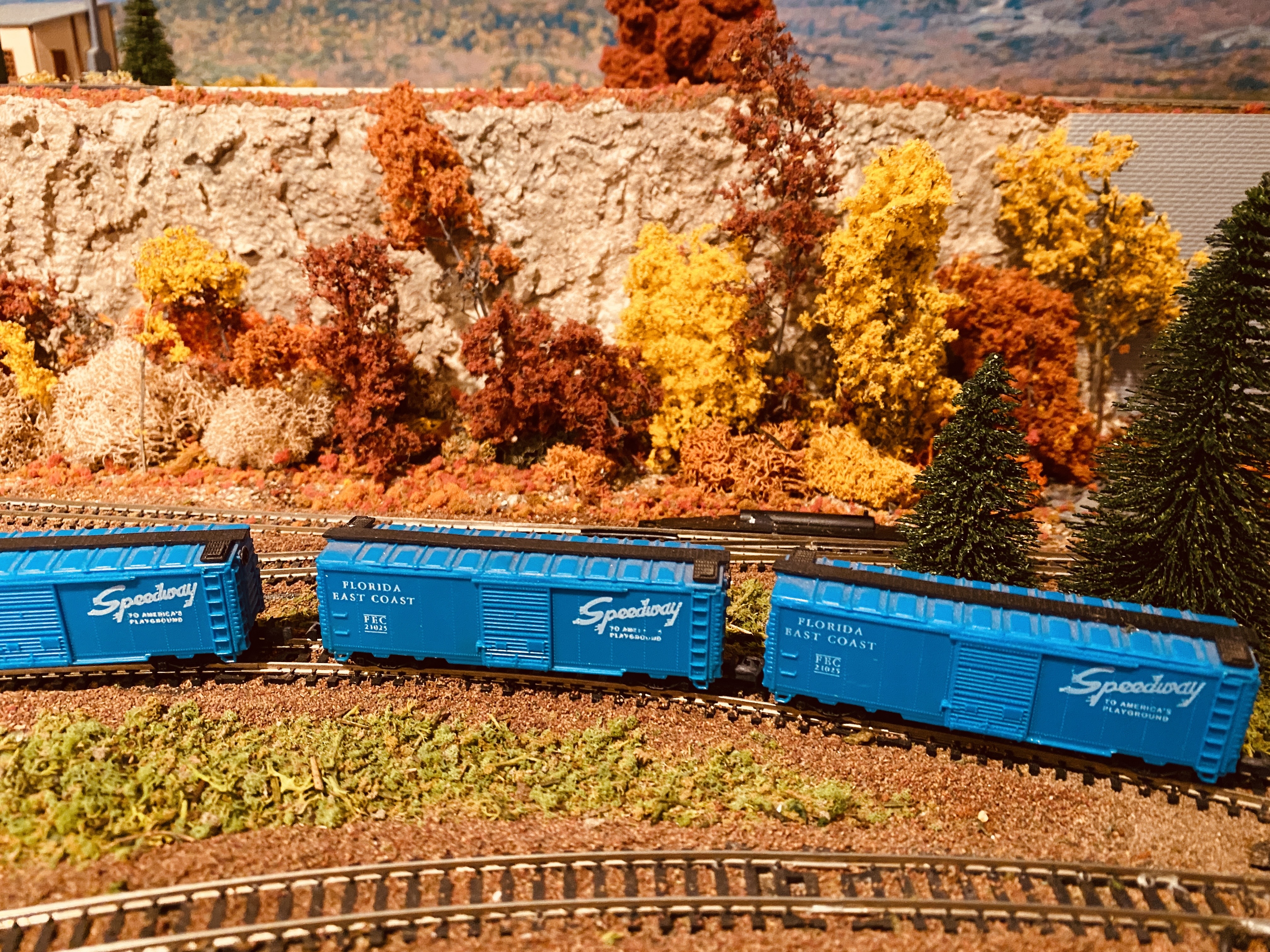 blue boxcars