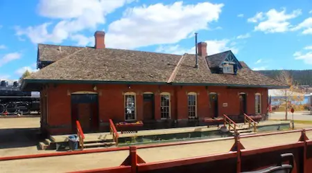 Leadville, CO train station serving Leadville, Colorado and Southern Railroad