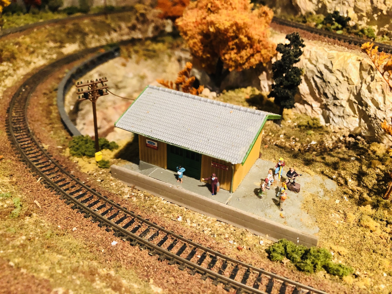 Waystation on the BR&S RR: A Jug Band Entertains the Passengers While Waiting for the Local