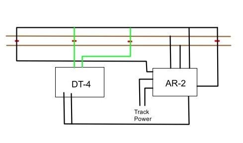 Automated train reversal at ends with point-to-point stops in between